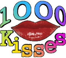 Messages Anglais Kisses 1000 