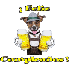 Nachrichten Spanisch Feliz Cumpleaños Animales 003 
