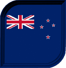 Drapeaux Océanie Nouvelle-Zélande Carré 