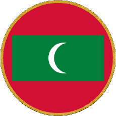 Flags Asia Maldives Round 