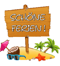 Messages German Schöne Ferien Transparent Background 22 