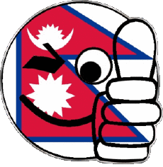 Banderas Asia Nepal Smiley - OK 