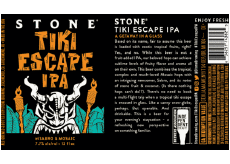 Tiki escape IPA-Getränke Bier USA Stone Brewing co 