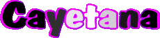 Vorname WEIBLICH - Spanien C Cayetana 