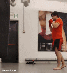 Umorismo -  Fun Sportivo Boxe Gamelle Fail 