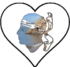 Flags France Regions Corsica Heart 