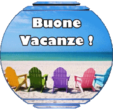 Messages Italian Buone Vacanze Transparent Background 02 