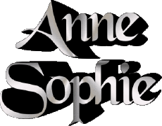 First Names FEMININE - France A Composed Anne Sophie 