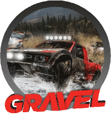 Multimedia Videospiele Gravel Symbole 