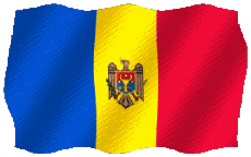 Drapeaux Europe Moldavie Ondulation 