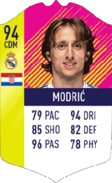 Multimedia Videogiochi F I F A - Giocatori carte Croazia Luka Modric 