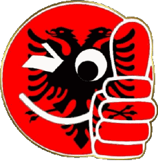 Bandiere Europa Albania Faccina - OK 