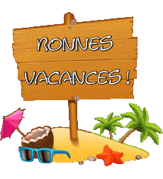 Messages French Bonnes Vacances Transparent Background 22 