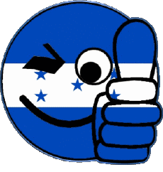 Flags America Honduras Smiley - OK 