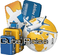 Messages Allemand Gute Reise Fond Transparent 05 