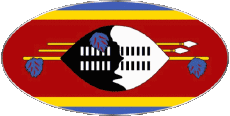 Banderas África Eswatini Oval 