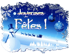 Mensajes Francés Joyeuses Fêtes (Noël) Serie 22 