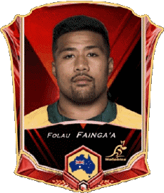 Sport Rugby - Spieler Australien Folau Fainga'a 