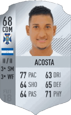 Multimedia Videospiele F I F A - Karten Spieler Honduras Bryan Acosta 