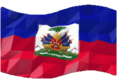 Banderas América Haití Rectángulo 