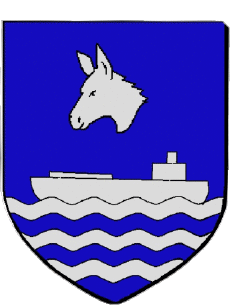 Blasón-Banderas Francia Departamentos - Ciudades 69 LA MULATIERE 