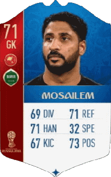 Multimedia Vídeo Juegos F I F A - Jugadores  cartas Arabia Saudita Yasser Al Mosailem 