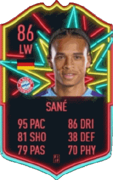 Multimedia Videospiele F I F A - Karten Spieler Deutschland Leroy Sané 