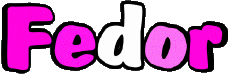 Prénoms MASCULIN - Allemagne F Fedor 