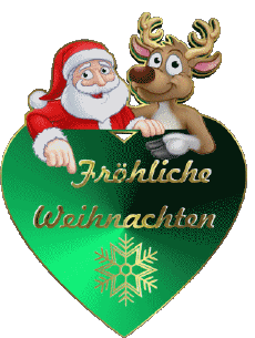 Messages Allemand Fröhliche  Weihnachten Serie 06 