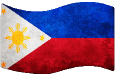 Banderas Asia Filipinas Rectángulo 
