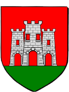 Blazon-Flags France Departments - Cities 61 DOMFRONT EN POIRAIE 