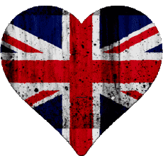Flags Europe UK Heart 