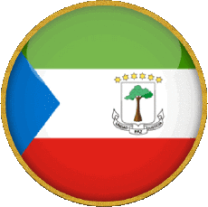Drapeaux Afrique Guinée Equatorial Rond 