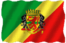 Bandiere Africa Congo Sventola 