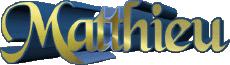 Vorname MANN - Frankreich M Matthieu 