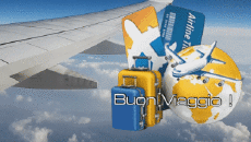 Messagi Italiano Buon Viaggio Sfondo animato 001 