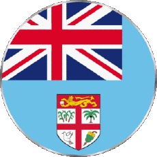 Bandiere Oceania Figi Tondo 