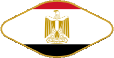 Flags Africa Egypt Oval 02 