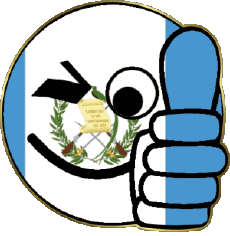 Bandiere America Guatemala Faccina - OK 