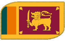 Fahnen Asien Sri Lanka Rechteck 