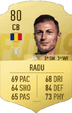 Multimedia Videogiochi F I F A - Giocatori carte Romania Stefan Radu 