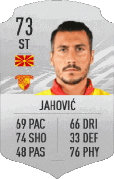 Multimedia Vídeo Juegos F I F A - Jugadores  cartas Macedonia Adis Jahovic 