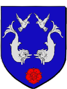 Blasone-Bandiere Francia Dipartimenti - Città 38 MOIRANS 