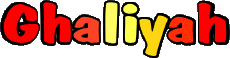 Nombre FEMENINO - Magreb Musulmán G Ghaliyah 