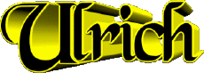 Prénoms MASCULIN - France U Ulrich 