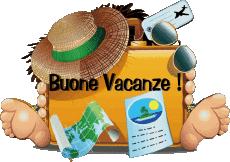 Mensajes Italiano Buone Vacanze Fondo transparente 13 