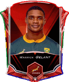 Sports Rugby - Joueurs Afrique du Sud Warrick Gelant 