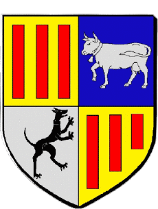 Wappen-Fahnen Frankreich Abteilungen - Städte 65 LANNEMEZAN Wappen