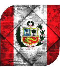 Banderas América Perú Plaza 