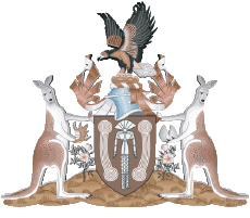 Fahnen Ozeanien Australien Northern Territory Wappen 